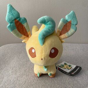 NWT Pokemon Center Leafeon 7” 2017 USA
